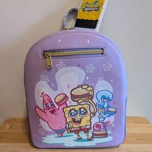 loungefly Nickelodeon Backpack Sponge Bob Brand New with tag